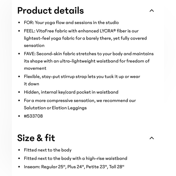 Athleta Stirrup Tights - Picture 8 of 8